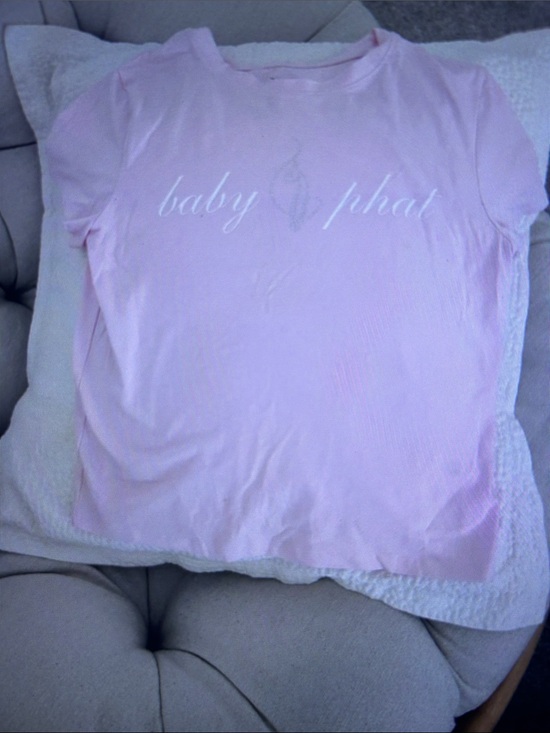 Baby Phat Tops - Baby Phat Rhinestone Tee M